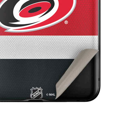 NHL Carolina Hurricanes Jersey Galaxy Z Flip Skin