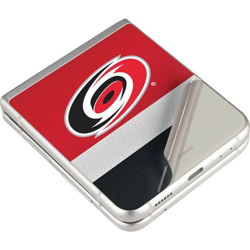 NHL Carolina Hurricanes Jersey Galaxy Z Flip3 5G Skin