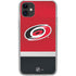 NHL Carolina Hurricanes Jersey iPhone 11 Clear Case