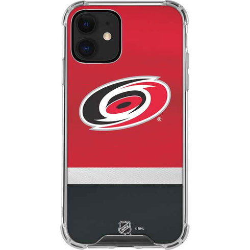 NHL Carolina Hurricanes Jersey iPhone 12 Mini Clear Case