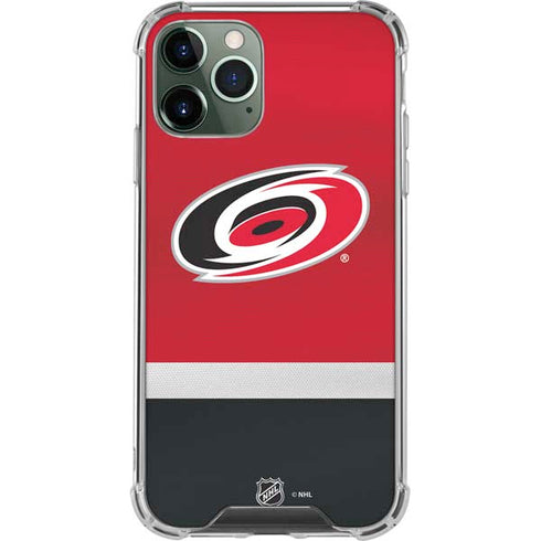 NHL Carolina Hurricanes Jersey iPhone 12 Pro Clear Case