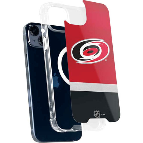 NHL Carolina Hurricanes Jersey iPhone 15 Plus MagSafe Case