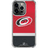 NHL Carolina Hurricanes Jersey iPhone 14 Pro Clear Case