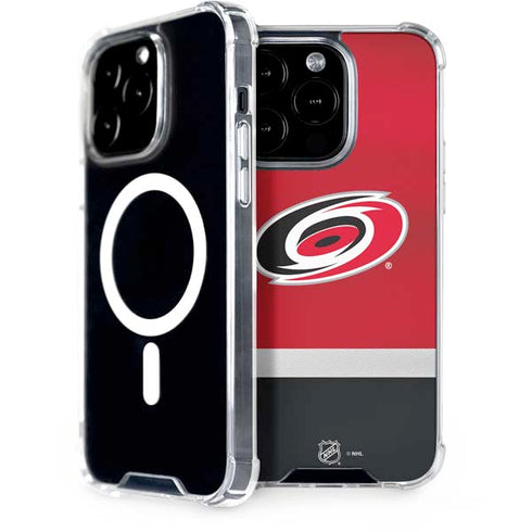 NHL Carolina Hurricanes Jersey iPhone 15 Pro MagSafe Case