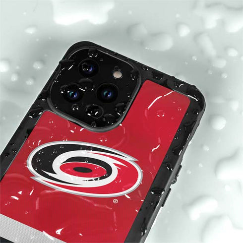 NHL Carolina Hurricanes Jersey iPhone 14 Pro Max Waterproof Case
