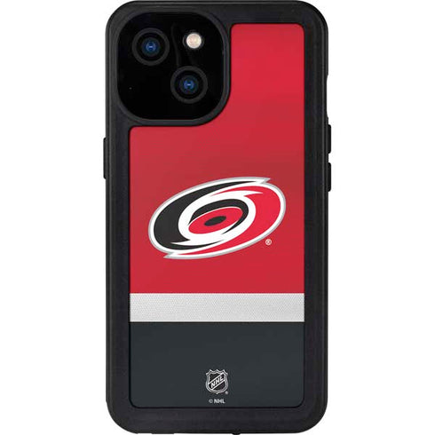 NHL Carolina Hurricanes Jersey iPhone 15 Waterproof Case