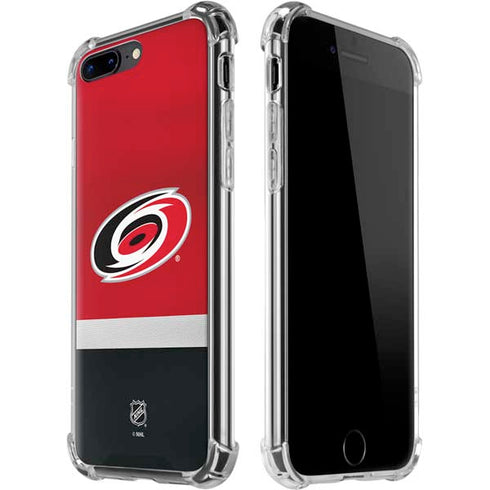 NHL Carolina Hurricanes Jersey iPhone 7/8 Plus Clear Case