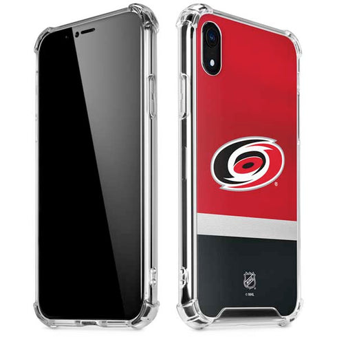 NHL Carolina Hurricanes Jersey iPhone XR Clear Case