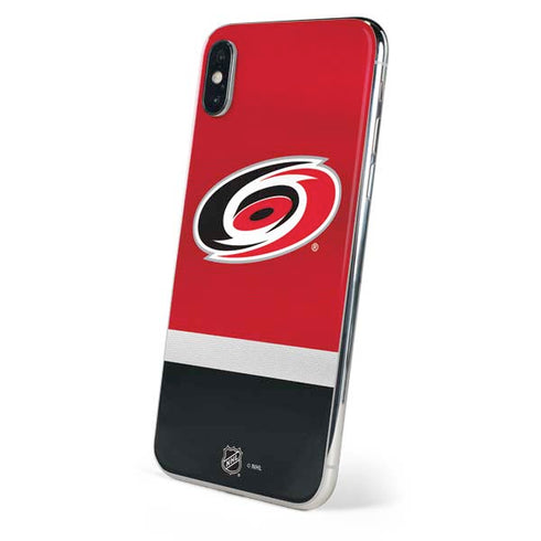 NHL Carolina Hurricanes Jersey iPhone XS Skin
