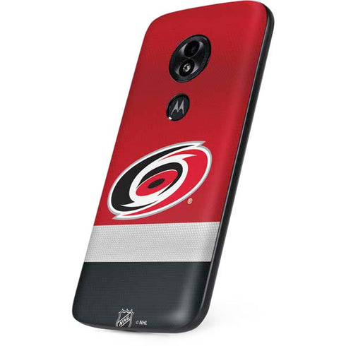 NHL Carolina Hurricanes Jersey Moto E5 Play Skin