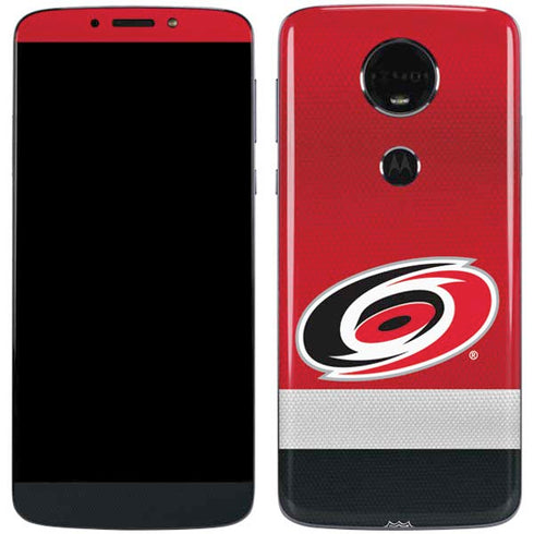 NHL Carolina Hurricanes Jersey Moto E5 Plus Skin