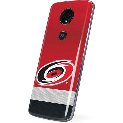 NHL Carolina Hurricanes Jersey Moto E5 Plus Skin