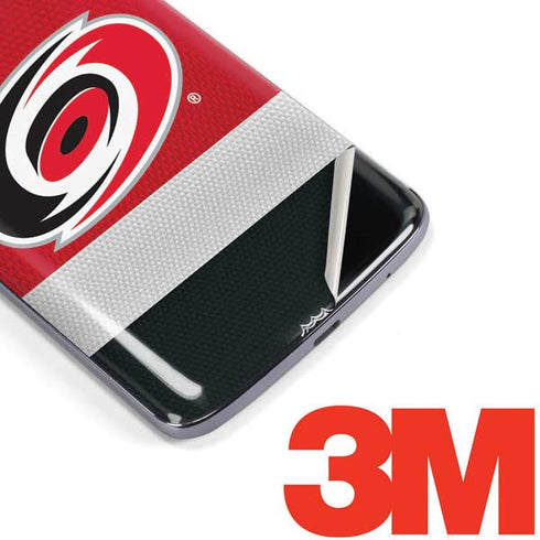 NHL Carolina Hurricanes Jersey Moto E5 Plus Skin