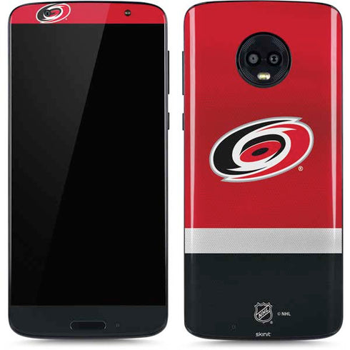 NHL Carolina Hurricanes Jersey Moto G6 Skin