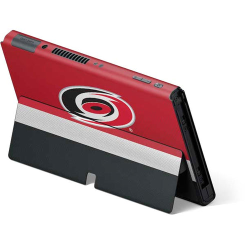NHL Carolina Hurricanes Jersey Nintendo Switch OLED (2021) Skin