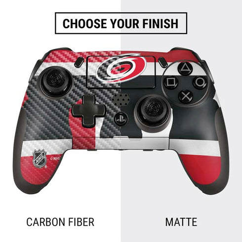 NHL Carolina Hurricanes Jersey PlayStation Scuf Vantage 2 Controller Skin
