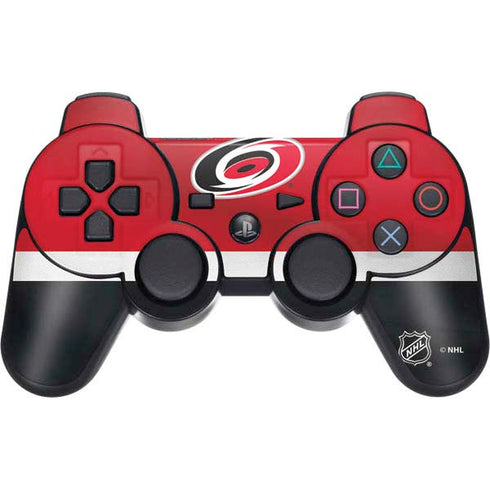 NHL Carolina Hurricanes Jersey PS3 Dual Shock wireless controller Skin