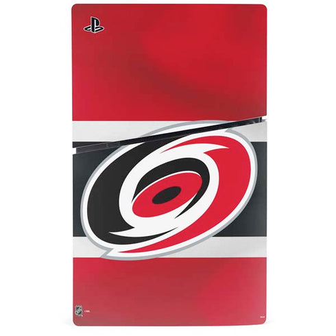 NHL Carolina Hurricanes Jersey PS5 Slim Digital Edition Console Skin