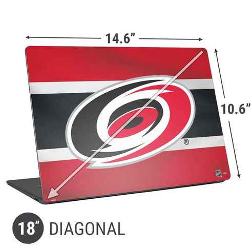 NHL Carolina Hurricanes Jersey Universal Laptop 18in (14.6 x 10.6in) Skin