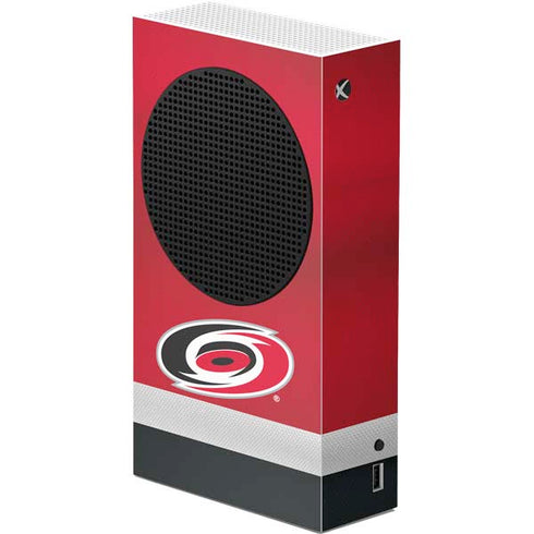 NHL Carolina Hurricanes Jersey Xbox Series S Console Skin