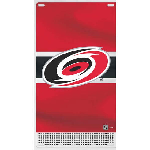 NHL Carolina Hurricanes Jersey Xbox Series S Console Skin