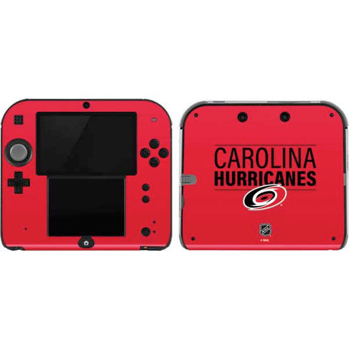 NHL Carolina Hurricanes Lineup Nintendo 2DS Skin
