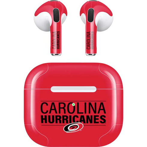 NHL Carolina Hurricanes Lineup Apple AirPods (3rd Gen 2021) Skin