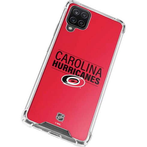 NHL Carolina Hurricanes Lineup Galaxy A12 Clear Case