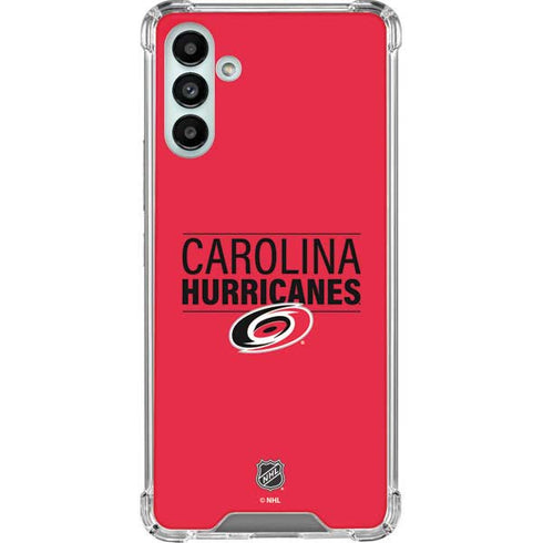 NHL Carolina Hurricanes Lineup Galaxy A13 5G Clear Case