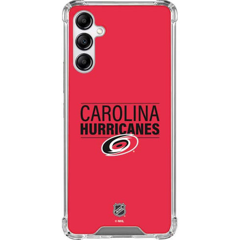 NHL Carolina Hurricanes Lineup Galaxy A14 5G Clear Case