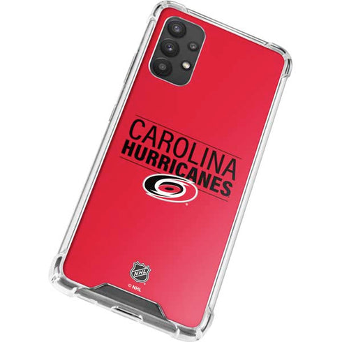 NHL Carolina Hurricanes Lineup Galaxy A32 5G Clear Case