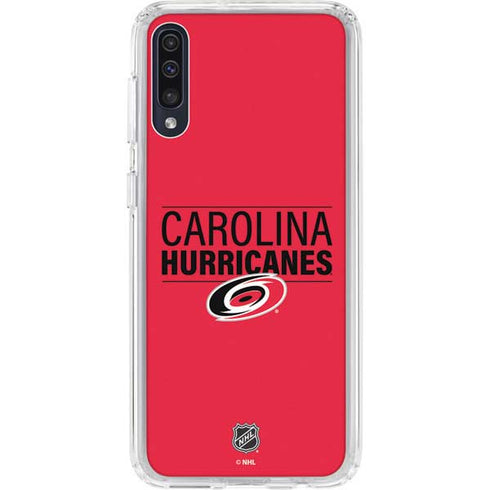 NHL Carolina Hurricanes Lineup Galaxy A50 Clear Case