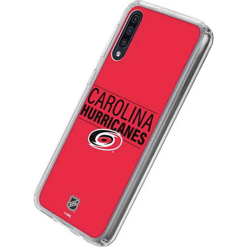 NHL Carolina Hurricanes Lineup Galaxy A50 Clear Case