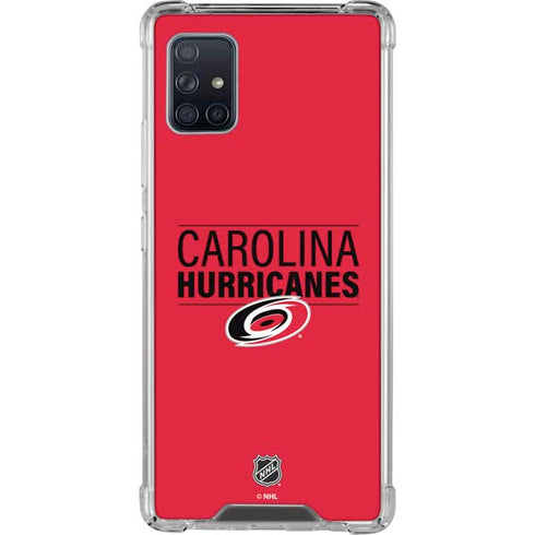 NHL Carolina Hurricanes Lineup Galaxy A51 5G Clear Case