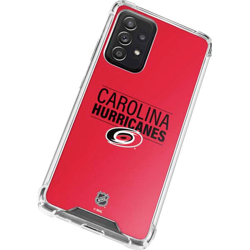 NHL Carolina Hurricanes Lineup Galaxy A52 5G Clear Case