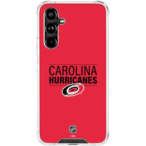 NHL Carolina Hurricanes Lineup Galaxy A54 5G Clear Case