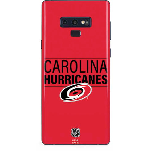 NHL Carolina Hurricanes Lineup Galaxy Note 9 Skin