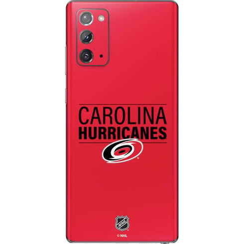 NHL Carolina Hurricanes Lineup Galaxy Note20 5G Skin