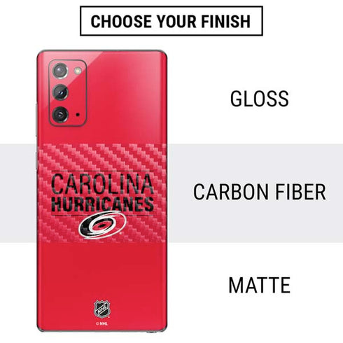 NHL Carolina Hurricanes Lineup Galaxy Note20 5G Skin