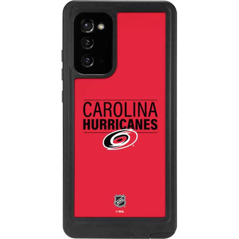 NHL Carolina Hurricanes Lineup Galaxy Note20 5G Waterproof Case