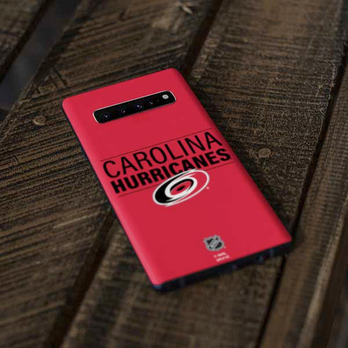 NHL Carolina Hurricanes Lineup Galaxy S10 Plus Skin