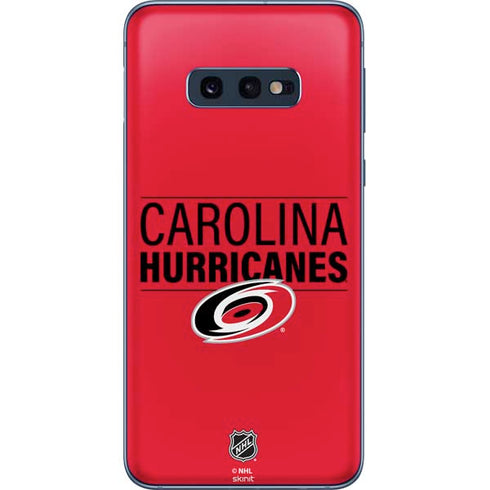 NHL Carolina Hurricanes Lineup Galaxy S10e Skin