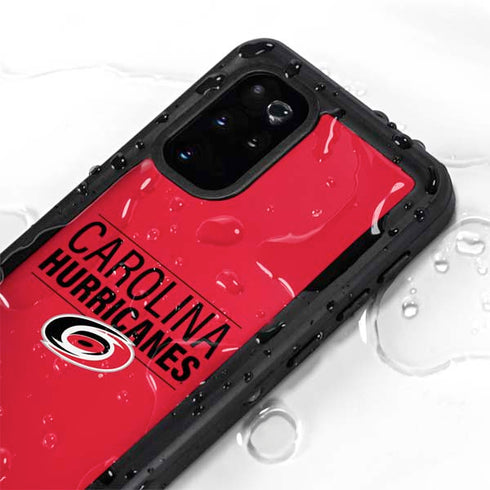 NHL Carolina Hurricanes Lineup Galaxy S20 Plus Waterproof Case