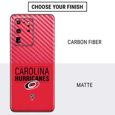 NHL Carolina Hurricanes Lineup Galaxy S20 Ultra 5G Skin