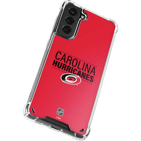 NHL Carolina Hurricanes Lineup Galaxy S21 5G Clear Case