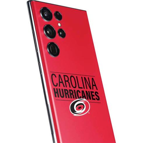 NHL Carolina Hurricanes Lineup Galaxy S22 Ultra Skin