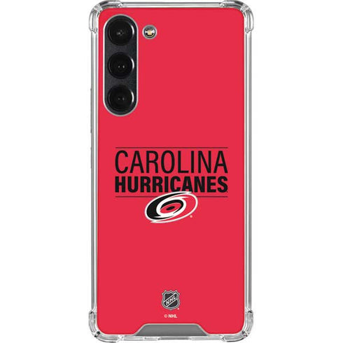 NHL Carolina Hurricanes Lineup Galaxy S23 Plus Clear Case