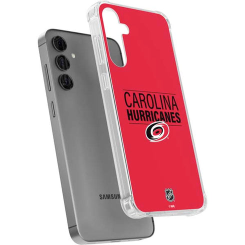 NHL Carolina Hurricanes Lineup Galaxy S24 Plus Clear Case