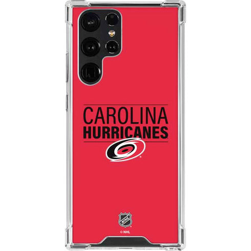 NHL Carolina Hurricanes Lineup Galaxy S24 Ultra Clear Case