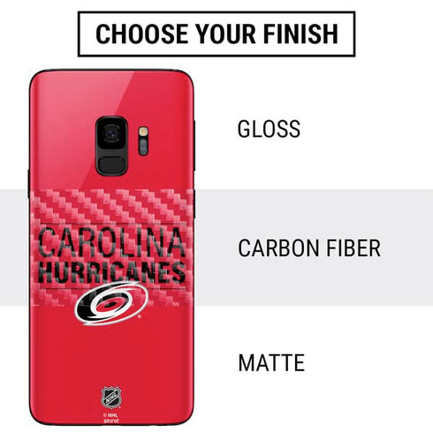 NHL Carolina Hurricanes Lineup Galaxy S9 Skin
